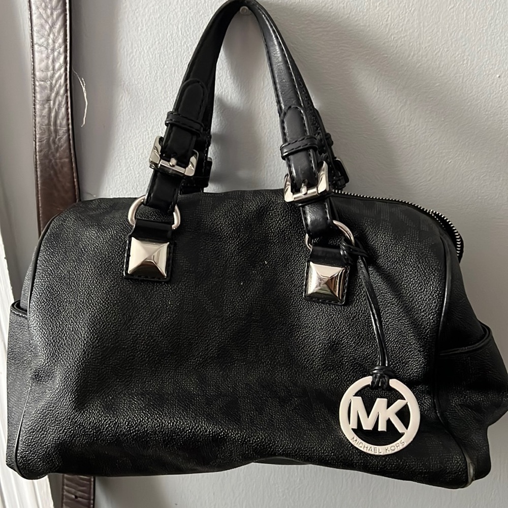 Michael Kors satchel leather black